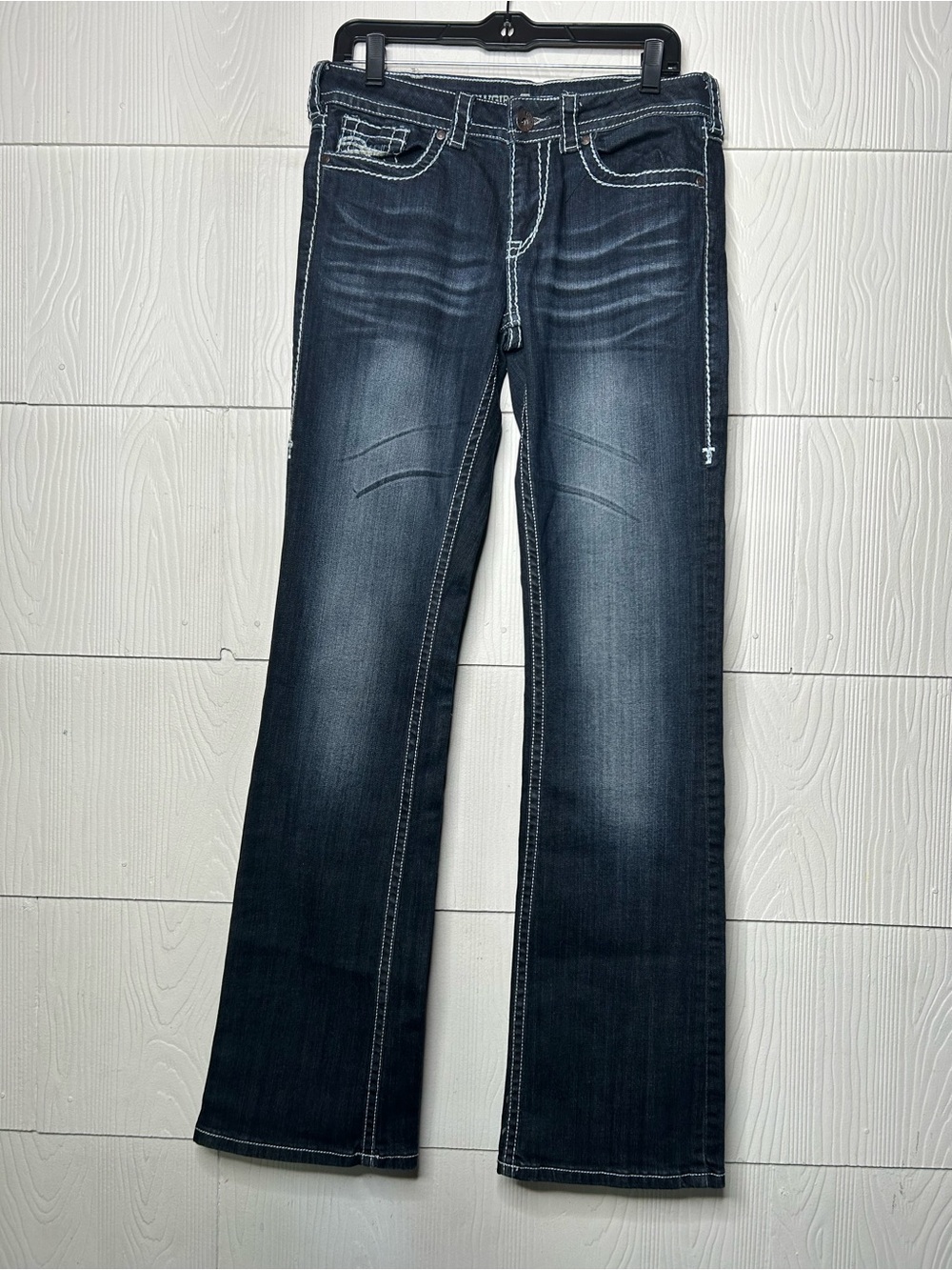 Cowgirl Tuff Dark Blue Boot Cut Jeans